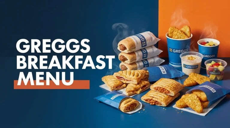 Greggs Breakfast Menu