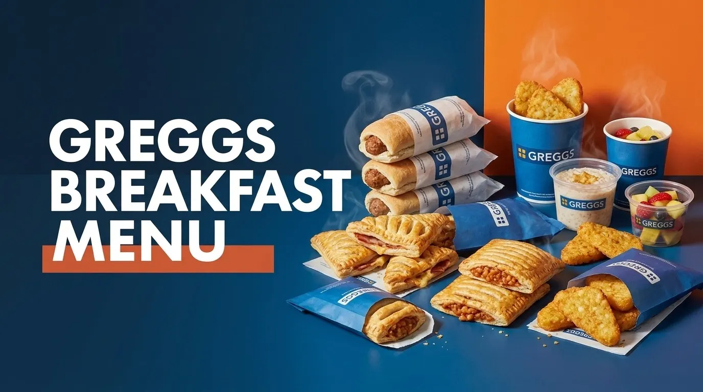 Greggs Breakfast Menu