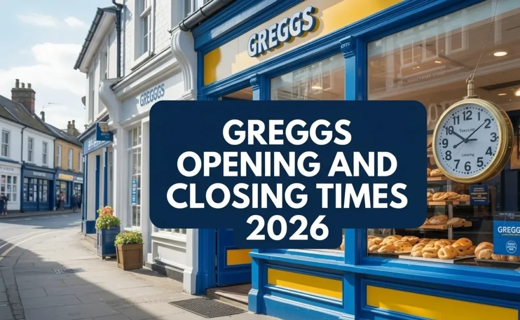 Greggs Opening and Closing Times 2026
