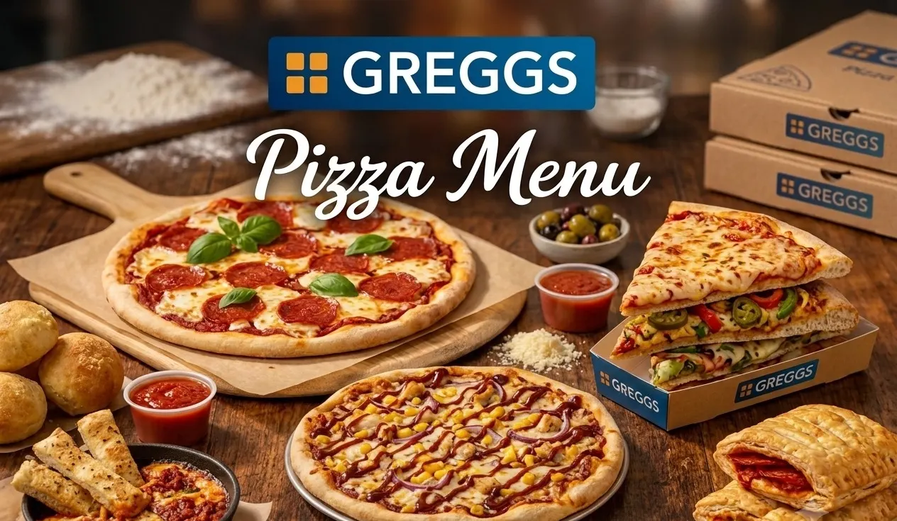 Greggs Pizza Menu