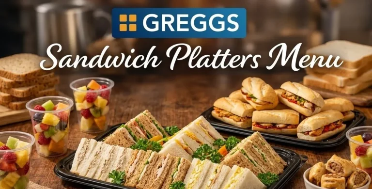 Greggs Sandwich Platters Menu