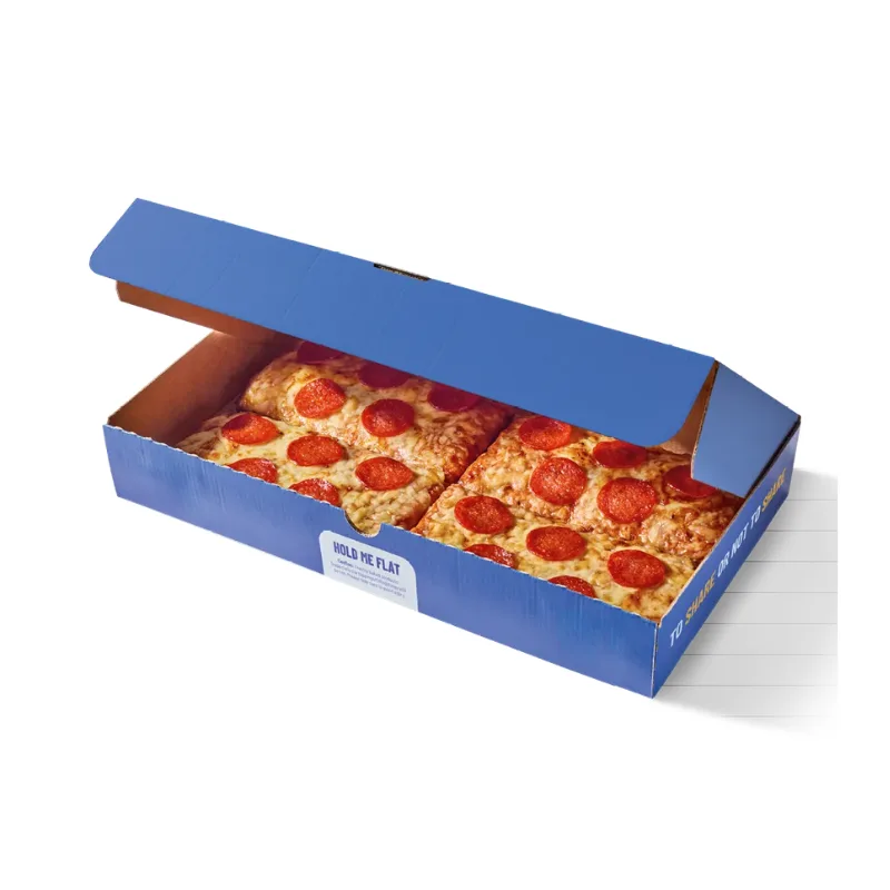 4 Slice Pepperoni Pizza Box