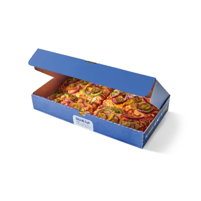 4 Slice Spicy Veg Pizza Box
