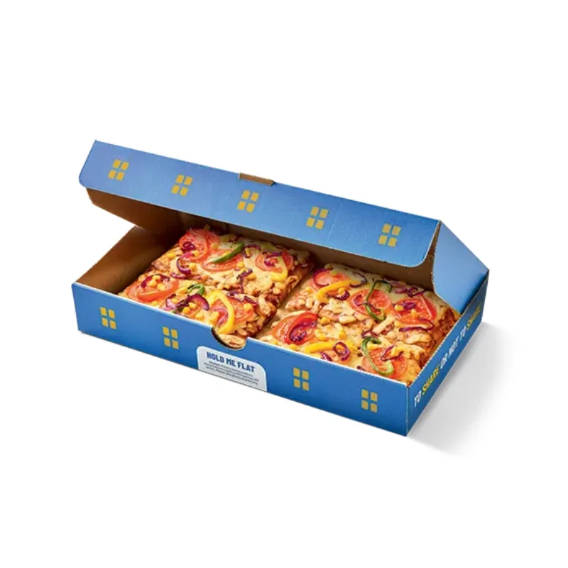 4 Slice Veggie Feast Pizza Box