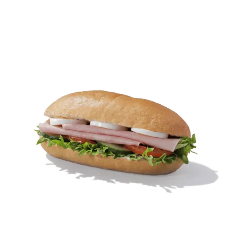 Honey Roast Ham and Egg Salad Roll
